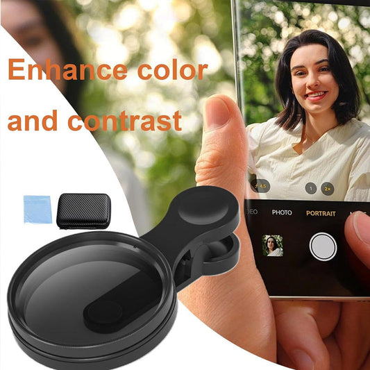 Ultra tyndt cirkulært polarisationsfilter med klips