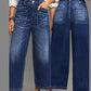 👖 Casual jeans til kvinder med høj talje og brede ben – maveformende, forlænget silhuet og komfort hele dagen 💙