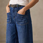👖 Casual jeans til kvinder med høj talje og brede ben – maveformende, forlænget silhuet og komfort hele dagen 💙