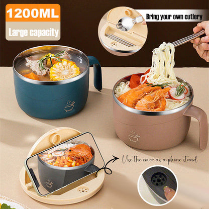 🍲50 % RABAT!🍜Isoleret ramen-skål i rustfrit stål 304🔥