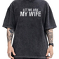 "Lad mig spørge min kone" – sjovt T-shirt-tryk til mænd