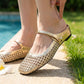 💐50% RABAT! Vævede Mary Jane-mules til kvinder – trendy firkantet tå 👡✨【Begrænset lager】