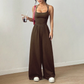 📢📢50 % RABAT !!!⏰Casual jumpsuit med spaghettistropper til kvinder