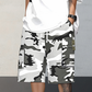 🪖 BEGRÆNSET TILBUD: 50 % RABAT! 🩳 Camo-cargoshorts til mænd – snøre i taljen, store lommer, afslappet pasform 🏕️