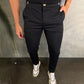 Herrebukser i stretch med slim fit