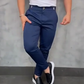 Herrebukser i stretch med slim fit