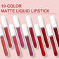 💝10 stk. mat, vandfast og langtidsholdbar lipgloss