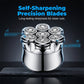 Vandtæt roterende barbermaskine til våd og tør barbering