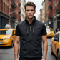 🧥 50 % RABAT NU! 🎒 Outdoor-vest til mænd med mange lommer – slidstærkt polyester, ærmeløst design og opretstående krave 🌲