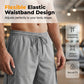 Casual cargoshorts til mænd med elastisk linning