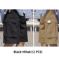 Casual cargoshorts til mænd med elastisk linning