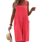🌸 BEGRÆNSET TID: 50 % RABAT! ✨Ærmeløs jumpsuit med brede ben til sommerbrisen🎐