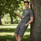 Casual cargoshorts til mænd med elastisk linning