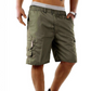 Casual cargoshorts til mænd med elastisk linning