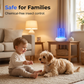 360° UV-LED-lampe til fangst af myg og fluer