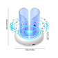 360° UV-LED-lampe til fangst af myg og fluer