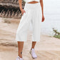 【S-3XL】🍂Lette cropped bukser med elastisk talje til kvinder