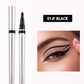 Eyeliner med en klæbrig svampespids