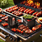 Multifunktionel rengøringsbørste til grill