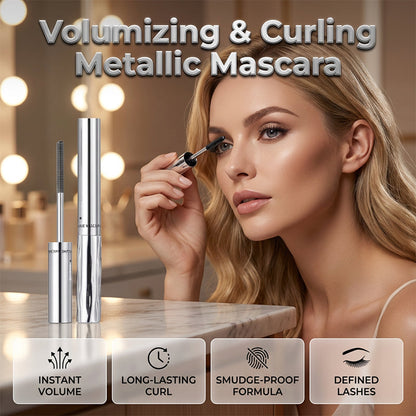 🔥Sidste dag——🌟KØB 1, FÅ 1 GRATIS🌟🔥Mascara med lang holdbarhed, der giver krøller og længde