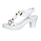 👡 50 % RABAT NU! ✨ T-rem-sandaler til kvinder med tyk hæl – elastisk bagrem, polstret plateau og metallisk T-rem – komfort hele dagen og aftenen 💃