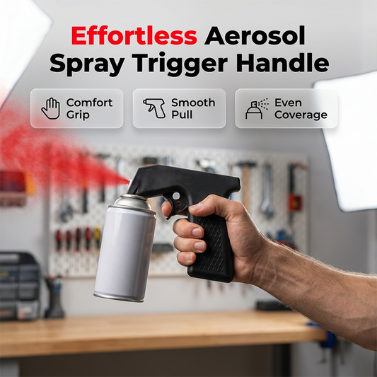 Aerosol-spraydåse med udløserhåndtag | Nem og præcis betjening, uundværlig til gør-det-selv-projekter! 🛠️✨