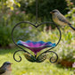 💖🐦 Fuglefoderhus i hjerteform – med blomstermotiv, til ophæng, perfekt til haven eller altanen 🏡💕🌼🎀