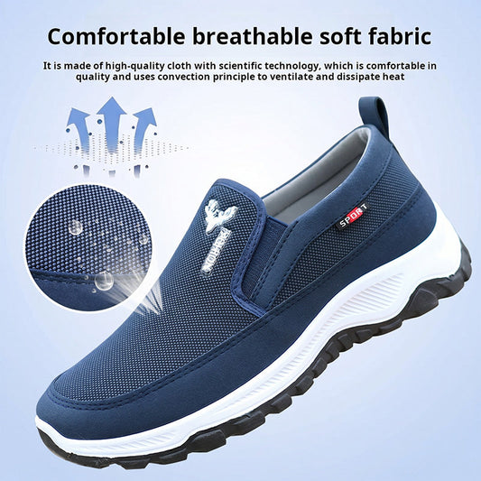 Åndbare slip-on-vandresko til mænd
