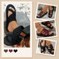 👡 BEGRÆNSET TILBUD: 50 % RABAT! ✨ Crossband-sandaler til kvinder – behagelige, lette, nemme at tage på 🩴