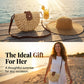 👜Nyhed med 50 % rabat!👒Vævet skuldertaske – boho-stil, håndvævet, justerbar, let ✨