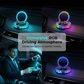 📱 RGB-telefonholder til bilen ✅ Automatisk fastspænding og trådløs opladning | Sikker kørsel med én hånd 🚗