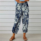 💐 Joggingbukser med høj talje i vintage-blomsterprint – stilfulde, behagelige og perfekte til hverdagsbrug ✨👖