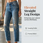 Moderne slim fit-jeans med slidt look til kvinder