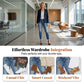 Moderne slim fit-jeans med slidt look til kvinder