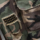 🎁2026 Nye varer 50 % RABAT💥Cargoshorts til mænd med nitter og camouflagemønster – Slidt look, mange lommer og elastisk talje – Robuste cargoshorts i streetwear-stil 🛹