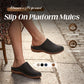 💐50 % RABAT! Perforerede platform-mules til kvinder – åndbare og ultralette 👡💨【Begrænset tilbud】