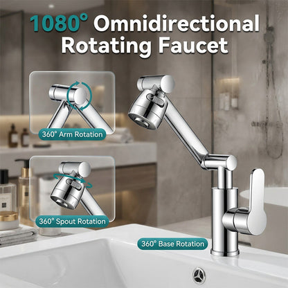 360° drejelig vandhane med mekanisk arm