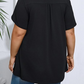 👚 50 % RABAT NU! ✨ T-shirt til kvinder med plissering foran og pufærmer – Blød, åndbar og elegant med pufærmer – perfekt til arbejde, brunch eller forårsdage 🌸