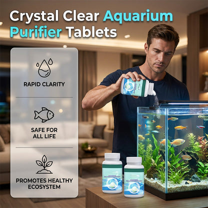 🐠 KØB 1, FÅ 1 GRATIS! ✨ Brusetabletter til akvarier – krystalklart vand, lugtfrit, hurtig klaring 💧