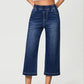 👖 50 % RABAT I BEGRÆNSET PERIODE! ☁️ Korte jeans til kvinder med brede ben og elastisk talje – afslappet komfort, elegant silhuet ✨