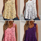 🌸 50 % RABAT NU!✨ Tanktop til kvinder med blomsterprint – elegant V-udskæring og løstsiddende pasform – et must-have i sommergarderoben 🌞