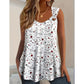 🌸 50 % RABAT NU!✨ Tanktop til kvinder med blomsterprint – elegant V-udskæring og løstsiddende pasform – et must-have i sommergarderoben 🌞