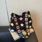 💐 50 % RABAT – LYNTILBUD! Hæklet skuldertaske i etnisk stil – håndlavet i boheme-stil 🧶🌺 【Begrænset tid】