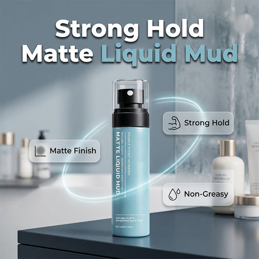 Hurtigtørrende, mat stylingmud-spray til mænd
