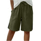 Sommer shorts til kvinder med knapper i siden