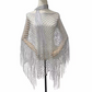 🏆 Særpris på sidste dag 💲119,95 kr! 💐 Sommerlig hæklet overdragt i metallic – Let, flagrende og ubesværet stilfuldt sommeroutfit