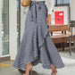 🔥New Arrivals on Sale-Women's High-Waist Asymmetrical Ruffle Maxi Skirt