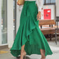 🔥New Arrivals on Sale-Women's High-Waist Asymmetrical Ruffle Maxi Skirt