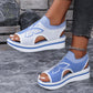 🩴 Udsalg 2026 — Over 64.000 solgt! 🏖️ Casual peep-toe-strand sandaler med plateau til kvinder – Chic sommerhøjde ✨