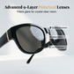 🕶️👓 50 % RABAT! OBS til alle, der bærer briller: Disse oversized solbriller kan nemt trækkes direkte over dine egne briller og får dig til at ligne en filmstjerne – ingen dyre påsætningsbriller, intet besvær med linser!